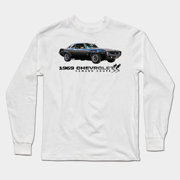 1969 Chevrolet Camaro SS Coupe Long Sleeve T-Shirt by Gestalt Imagery